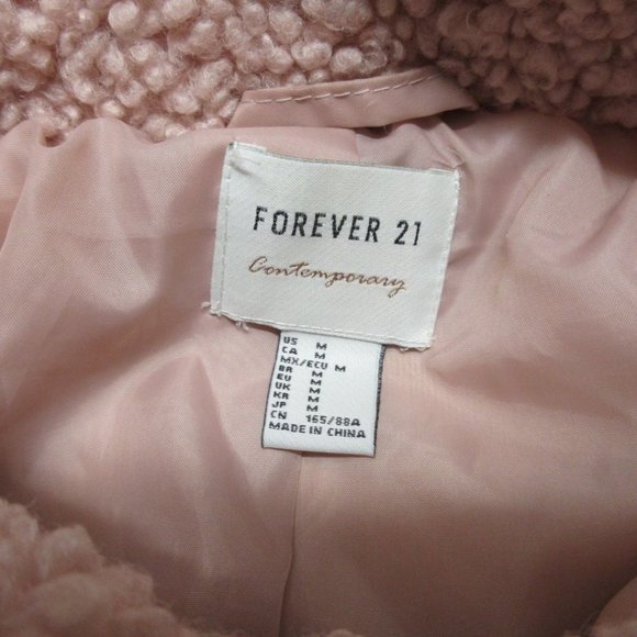 Forever 21 Contemporary faux fur pink jacket - Picture 6 of 10